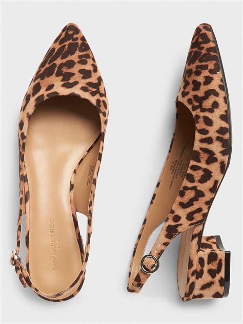 ysl animal print shoes|YSL slingback pumps.